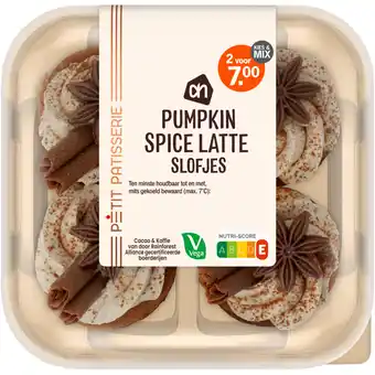 Albert Heijn AH Pumpkin spice latte slofjes aanbieding