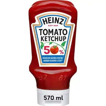 Albert Heijn Heinz Tomato ketchup 50% minder suikers & zout aanbieding
