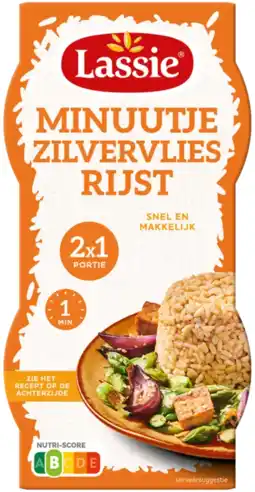 Albert Heijn Lassie Zilvervlies rijst minuutje aanbieding