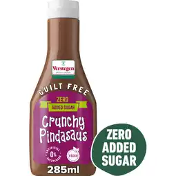 Albert Heijn Verstegen Crunchy pindasaus zero added sugar aanbieding