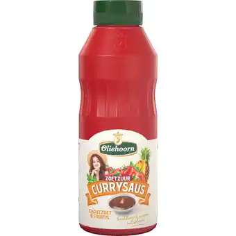 Albert Heijn Oliehoorn Currysaus zoetzuur aanbieding