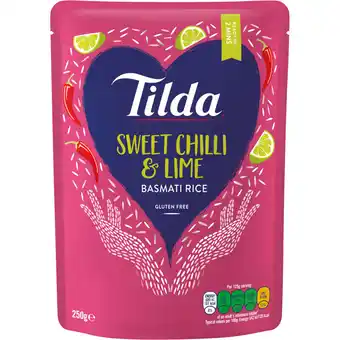 Albert Heijn Tilda Basmati rijst SWEET CHILLI & LIME aanbieding