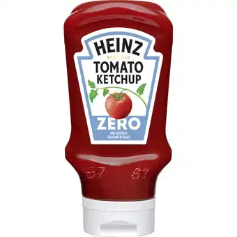 Albert Heijn Heinz Tomato ketchup zero toegevoegde suikers aanbieding