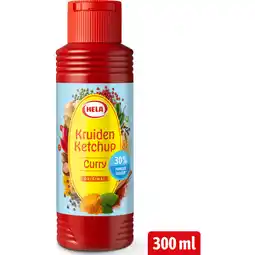 Albert Heijn Hela Kruiden ketchup curry 30% minder suiker aanbieding