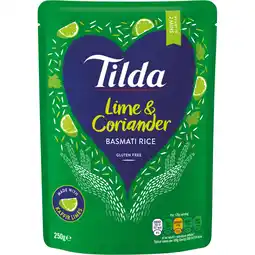 Albert Heijn Tilda Lime & coriander basmati rice glutenfree aanbieding