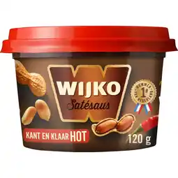 Albert Heijn Wijko Satésaus kant & klaar hot aanbieding