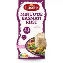 Albert Heijn Lassie Basmati rijst minuutje aanbieding