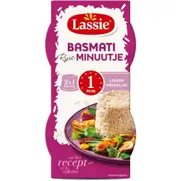 Albert Heijn Lassie Basmati rijst minuutje aanbieding