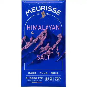 Albert Heijn Meurisse Himalayan salt dark chocolate aanbieding