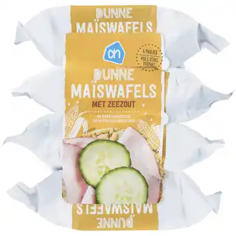 Albert Heijn AH Dunne maïswafels met zeezout aanbieding
