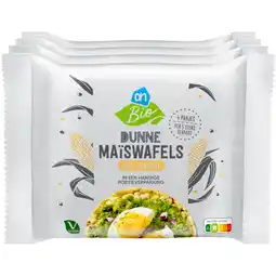 Albert Heijn AH Biologisch Dunne maïswafels met zeezout aanbieding
