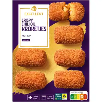 Albert Heijn AH Excellent Crispy chili oil kroketjes aanbieding