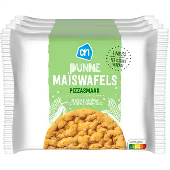 Albert Heijn AH Dunne maïswafel pizzasmaak aanbieding