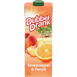 Albert Heijn DubbelDrank Sinaasappel & perzik aanbieding