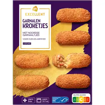 Albert Heijn AH Excellent Garnalenkroketjes aanbieding