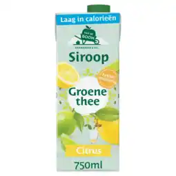 Albert Heijn Van de Boom Groene thee citrus siroop aanbieding