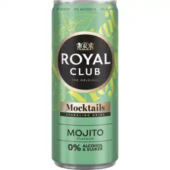 Albert Heijn Royal Club Mocktails mojito flavour 0% alcohol aanbieding