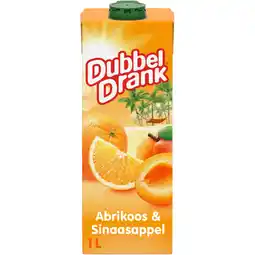 Albert Heijn DubbelDrank Abrikoos & sinaasappel aanbieding