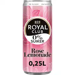 Albert Heijn Royal Club Rose lemonade 0% suiker aanbieding