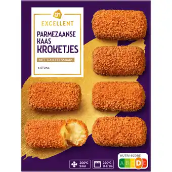 Albert Heijn AH Excellent Parmezaanse kaaskroketjes met truffel aanbieding