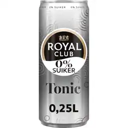Albert Heijn Royal Club Tonic 0% suiker aanbieding