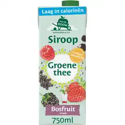 Albert Heijn Van de Boom Groene thee bosfruit siroop aanbieding