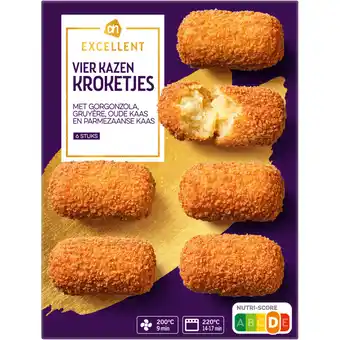 Albert Heijn AH Excellent Vier kazen kroketjes aanbieding