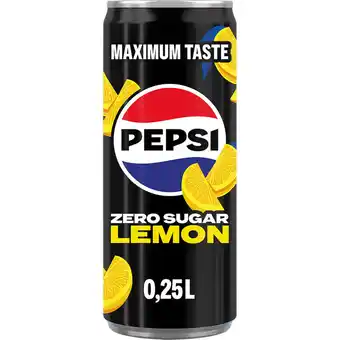 Albert Heijn Pepsi Zero sugar lemon aanbieding