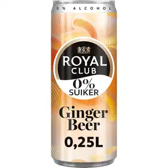Albert Heijn Royal Club Ginger beer 0% suiker aanbieding
