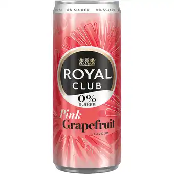 Albert Heijn Royal Club Pink grapefruit 0% suiker aanbieding