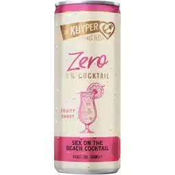 Albert Heijn De Kuyper Sex on the beach cocktail 0.0% aanbieding