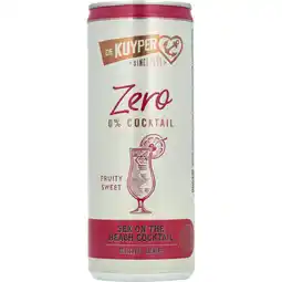 Albert Heijn De Kuyper Sex on the beach cocktail 0.0% aanbieding