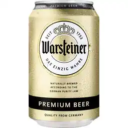Albert Heijn Warsteiner bier bl aanbieding
