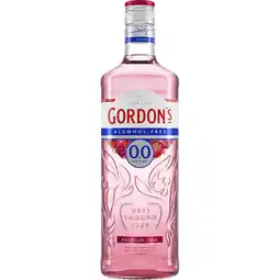 Albert Heijn Gordon's Pink gin 0% aanbieding