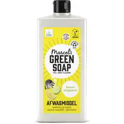 Albert Heijn Marcel's Green Soap Afwasmiddel lemon & bergamot aanbieding