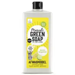 Albert Heijn Marcel's Green Soap Afwasmiddel lemon & bergamot aanbieding