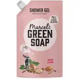 Albert Heijn Marcel's Green Soap Shower gel argan oudh refill aanbieding