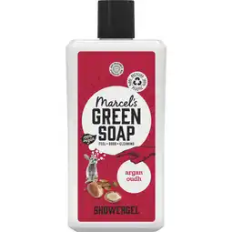 Albert Heijn Marcel's Green Soap Shower gel argan oudh aanbieding