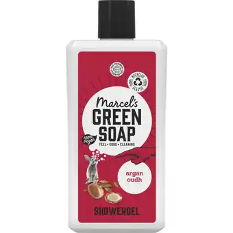 Albert Heijn Marcel's Green Soap Shower gel argan oudh aanbieding