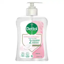 Albert Heijn Dettol Handzeep hypoallergenic sensitive aanbieding