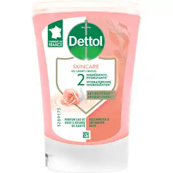 Albert Heijn Dettol No-touch rozenwater sheaboter navulling aanbieding