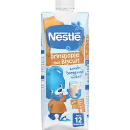 Albert Heijn Nestlé Drinkpapje met biscuit vanaf 12 maanden aanbieding
