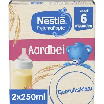 Albert Heijn Nestlé Pyjamapapje aardbei 6m+ aanbieding