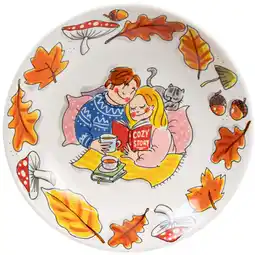 Albert Heijn Blond Amsterdam Diep bord cozy days 23cm aanbieding