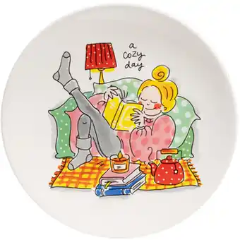 Albert Heijn Blond Amsterdam Bord cozy days 22cm aanbieding