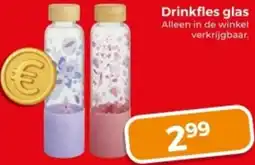 Trekpleister Drinkfles glas aanbieding