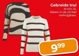 Trekpleister Gebreide trui aanbieding