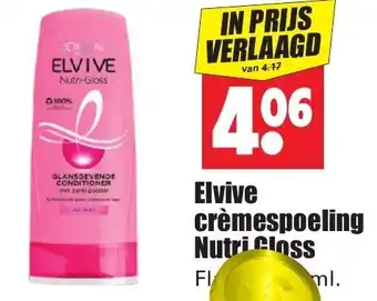 Dirk Elvive cremespoeling Nutri Gloss aanbieding