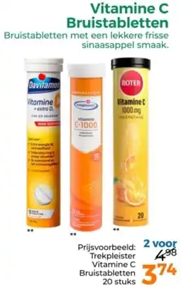 Trekpleister Vitamine C Bruistabletten aanbieding