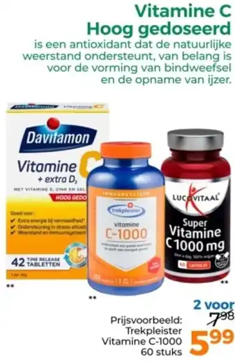 Trekpleister Vitamine C Hoog gedoseerd aanbieding